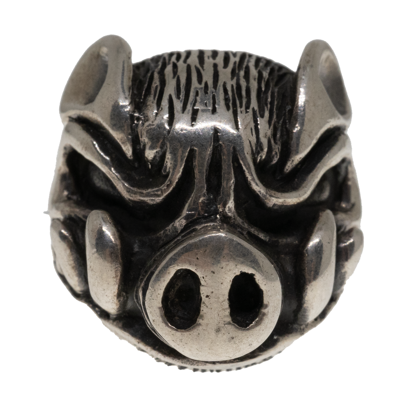 Wild Boar Ring ~ 925 Sterling Silver