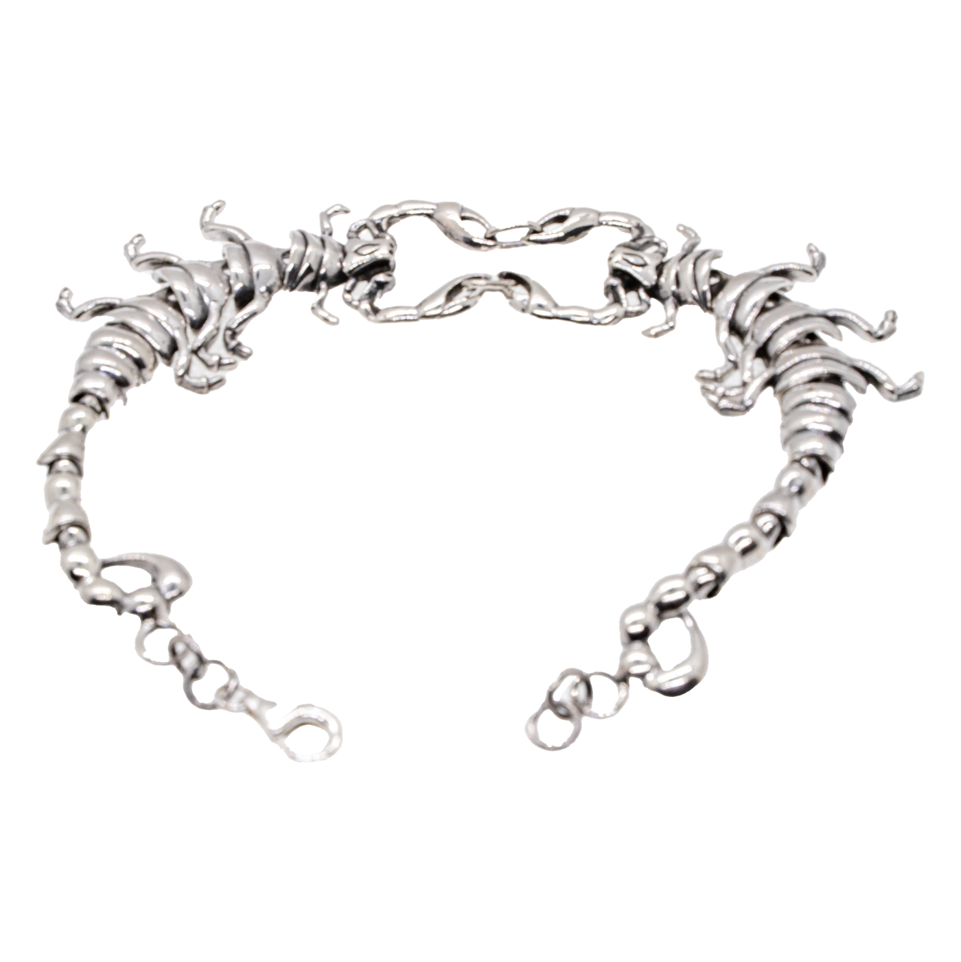 Double Scorpion Bracelet - .925 sterling silver