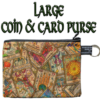 Large Tarot Card Coin & Card Purse