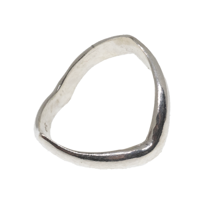 Wishbone Ring ~ 925 Sterling Silver