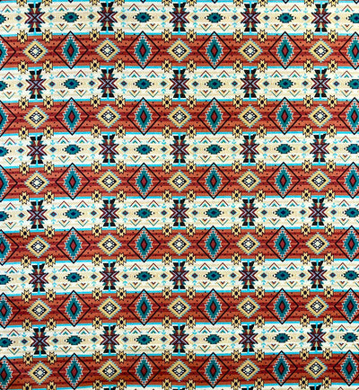 Navajo & Aztec Influenced David Textiles 100% Cotton Fabric Ideal for Masks