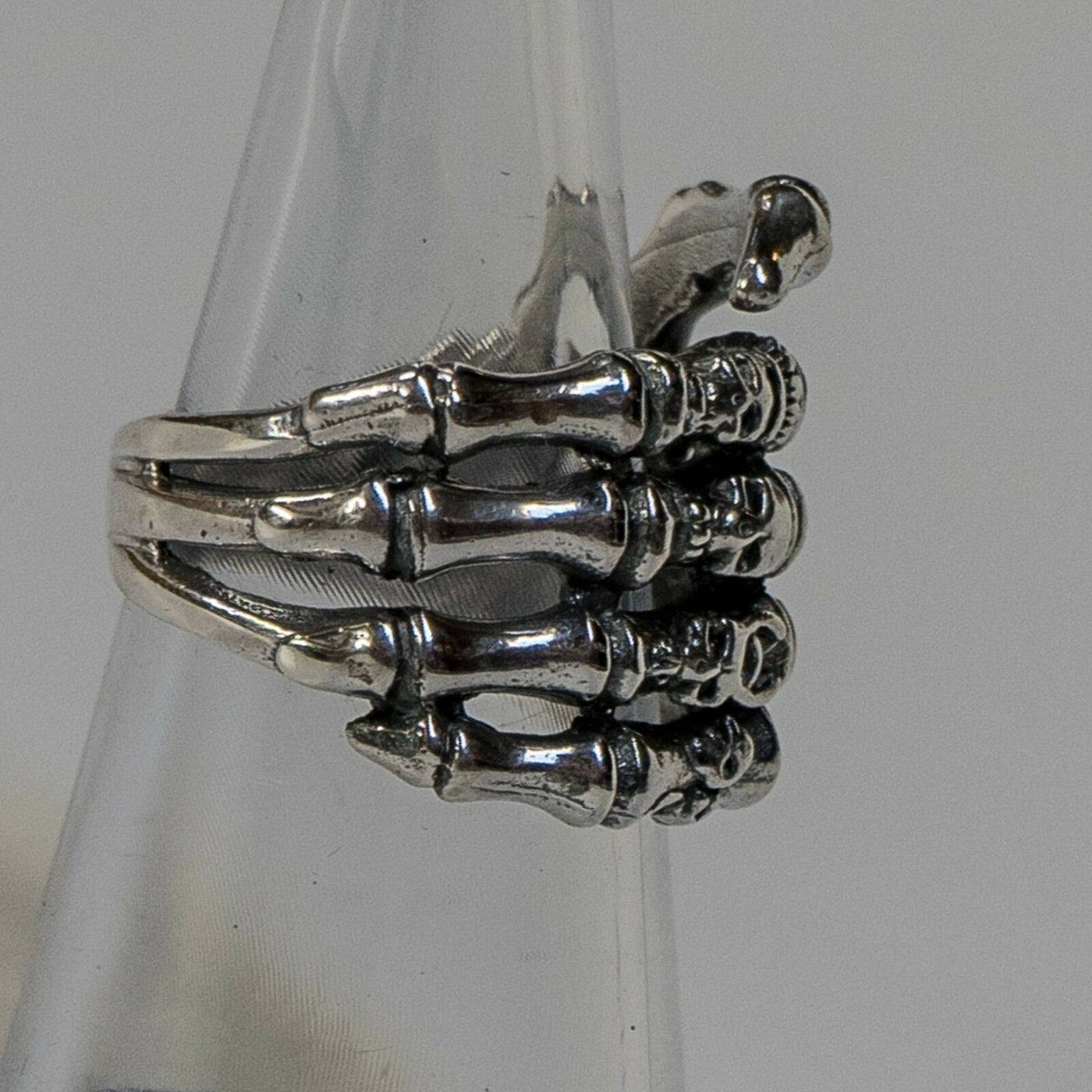 Skeleton Skull Fist Ring 925 sterling silver Available in M - Z (ask for alternative sizes)