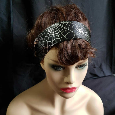 Satin Spider's Web Spider Wired Headband