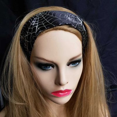 Satin Spider's Web Spider Wired Headband
