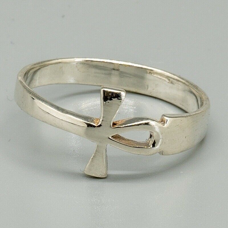 Ankh Ring - .925 sterling silver