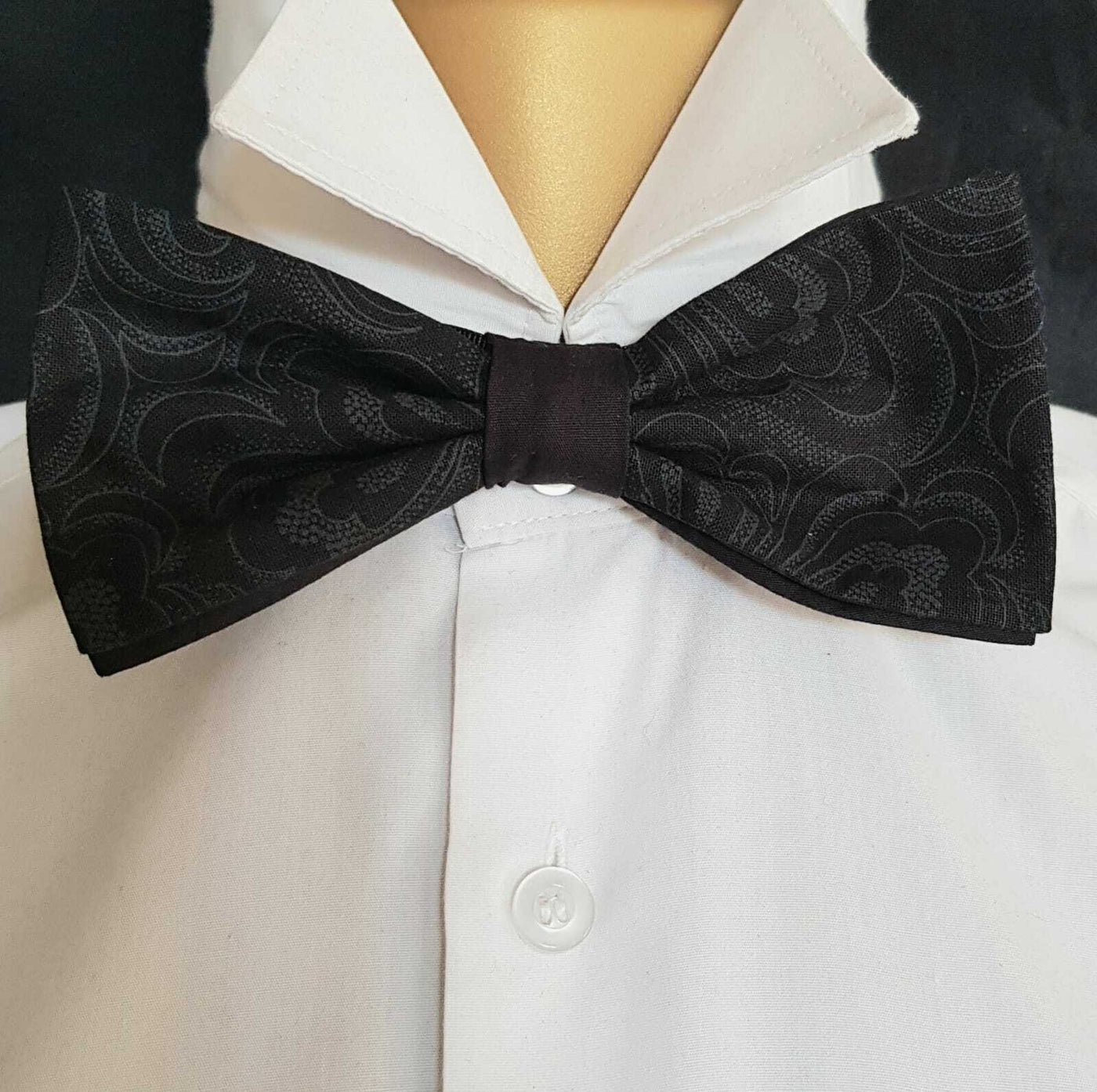 Floral Paisley Mandala Indian Bow Tie Hair Bow Neck Tie Prom Bowtie Dickie