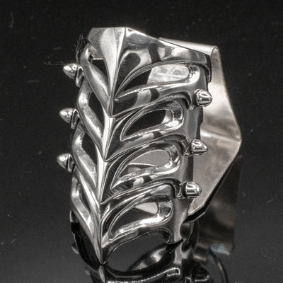 Articulated Armour Ring - .925 sterling silver