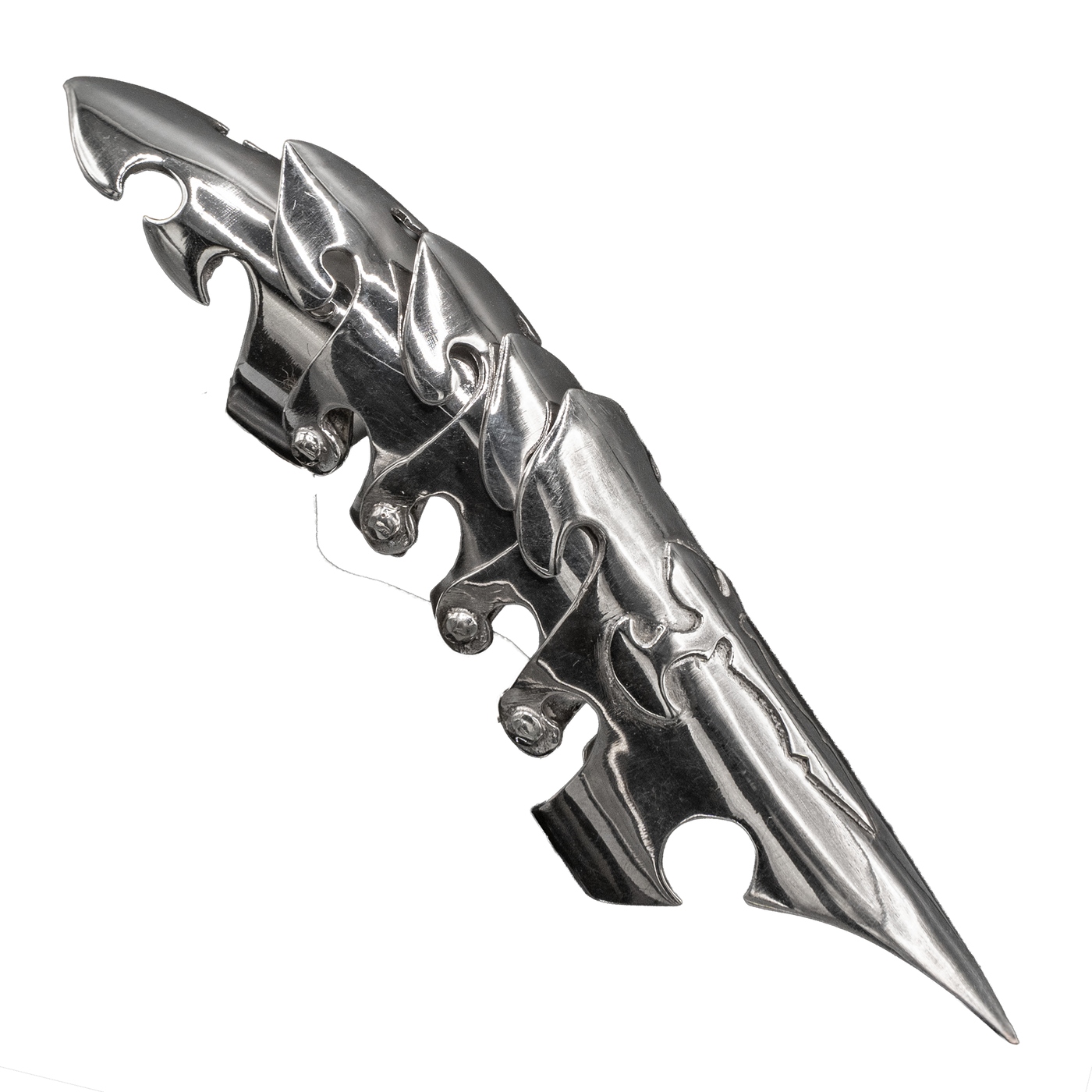 Articulated Armour Ring - .925 sterling silver