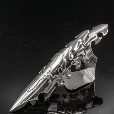 Articulated Armour Ring - .925 sterling silver