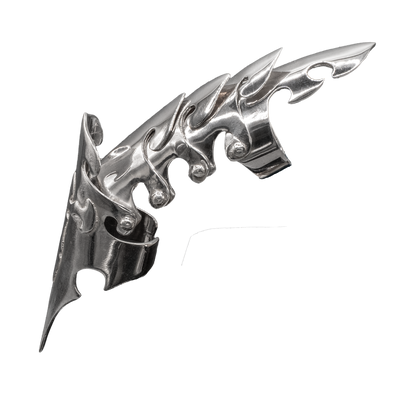 Articulated Armour Ring - .925 sterling silver