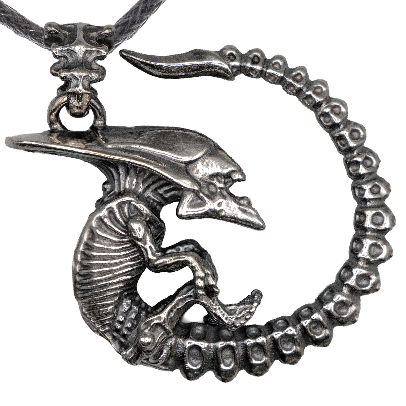 Alien Pendant - X large - .925 sterling silver