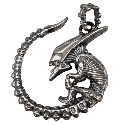 Alien Pendant - X large - .925 sterling silver