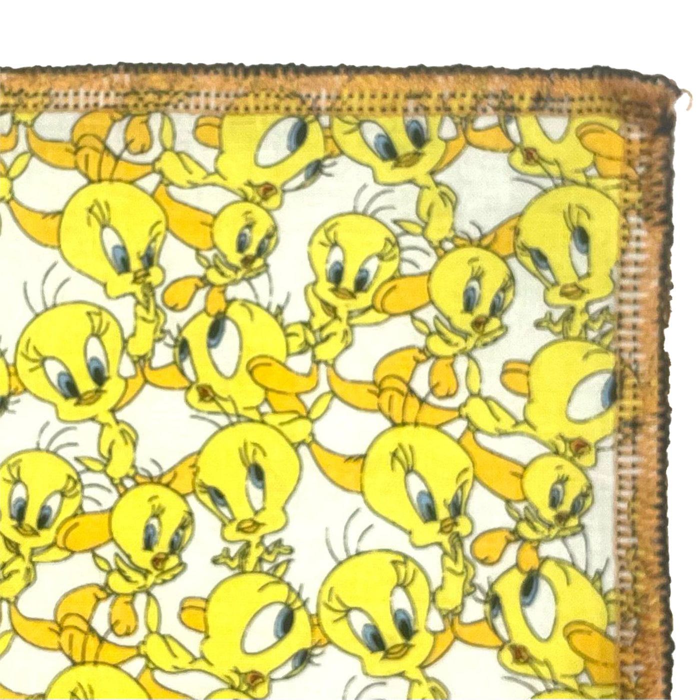 Baby Duck (yellow cartoon ducks) design 21" x 21" bandana handmade from 100% cotton