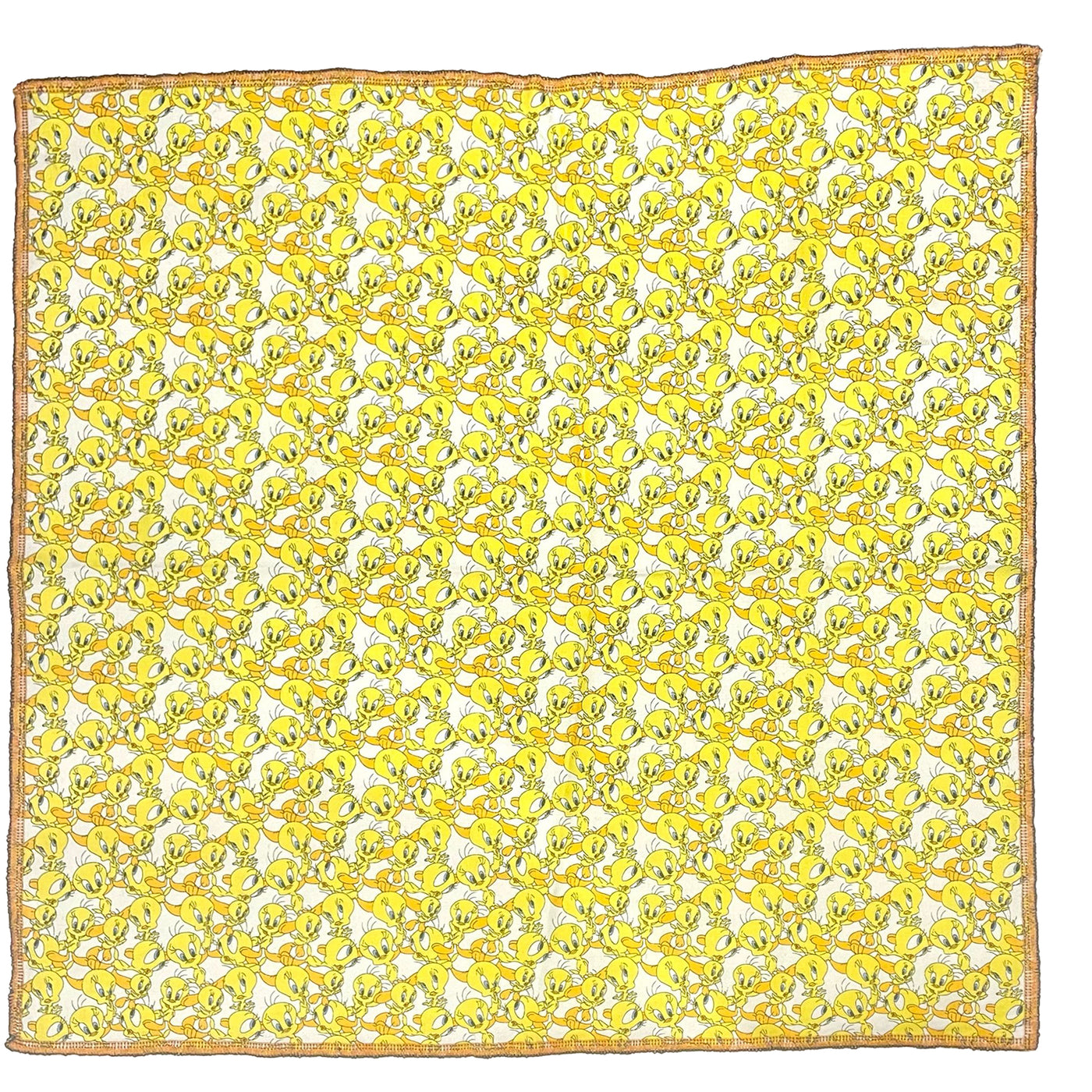 Baby Duck (yellow cartoon ducks) design 21" x 21" bandana handmade from 100% cotton