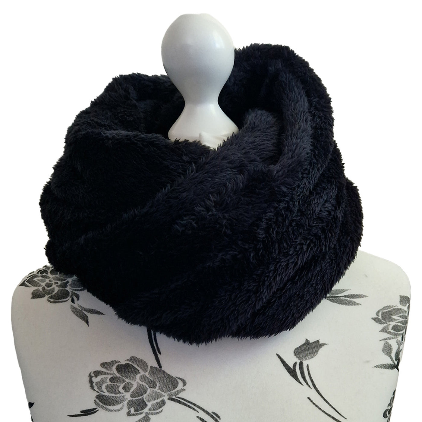 Faux Fur, Velboa & Fleece Warm Winter Snoods - 10 designs to choose from