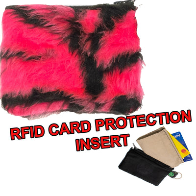 Carnival Tiger Fluffy Coin & Card Purse