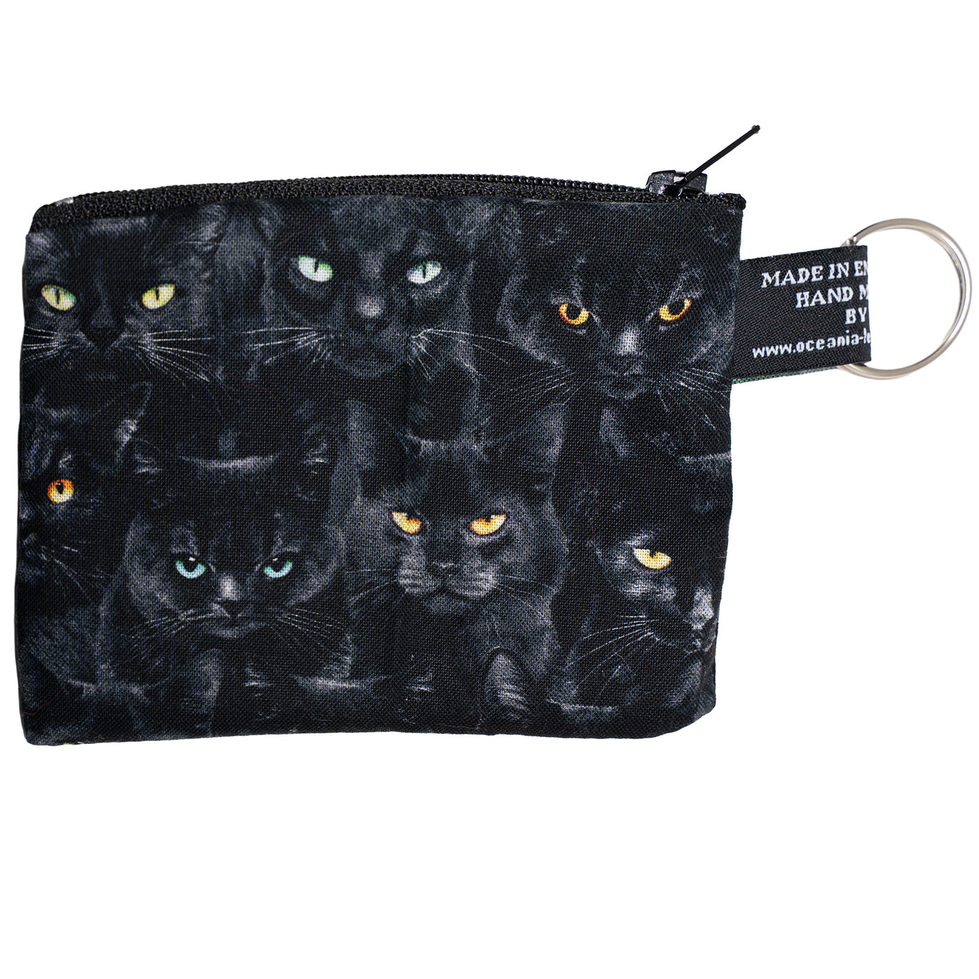 Black Cat's Eyes Coin & Card Purse