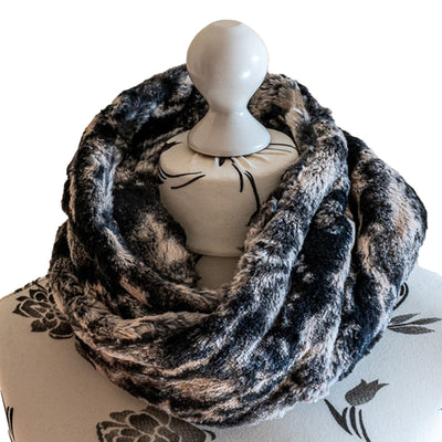 Faux Fur, Velboa & Fleece Warm Winter Snoods - 16 designs to choose from