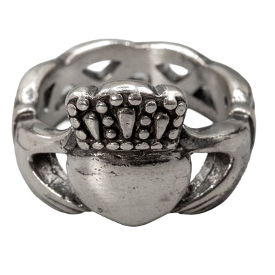 Irish Claddagh Ring ~ 925 Sterling Silver