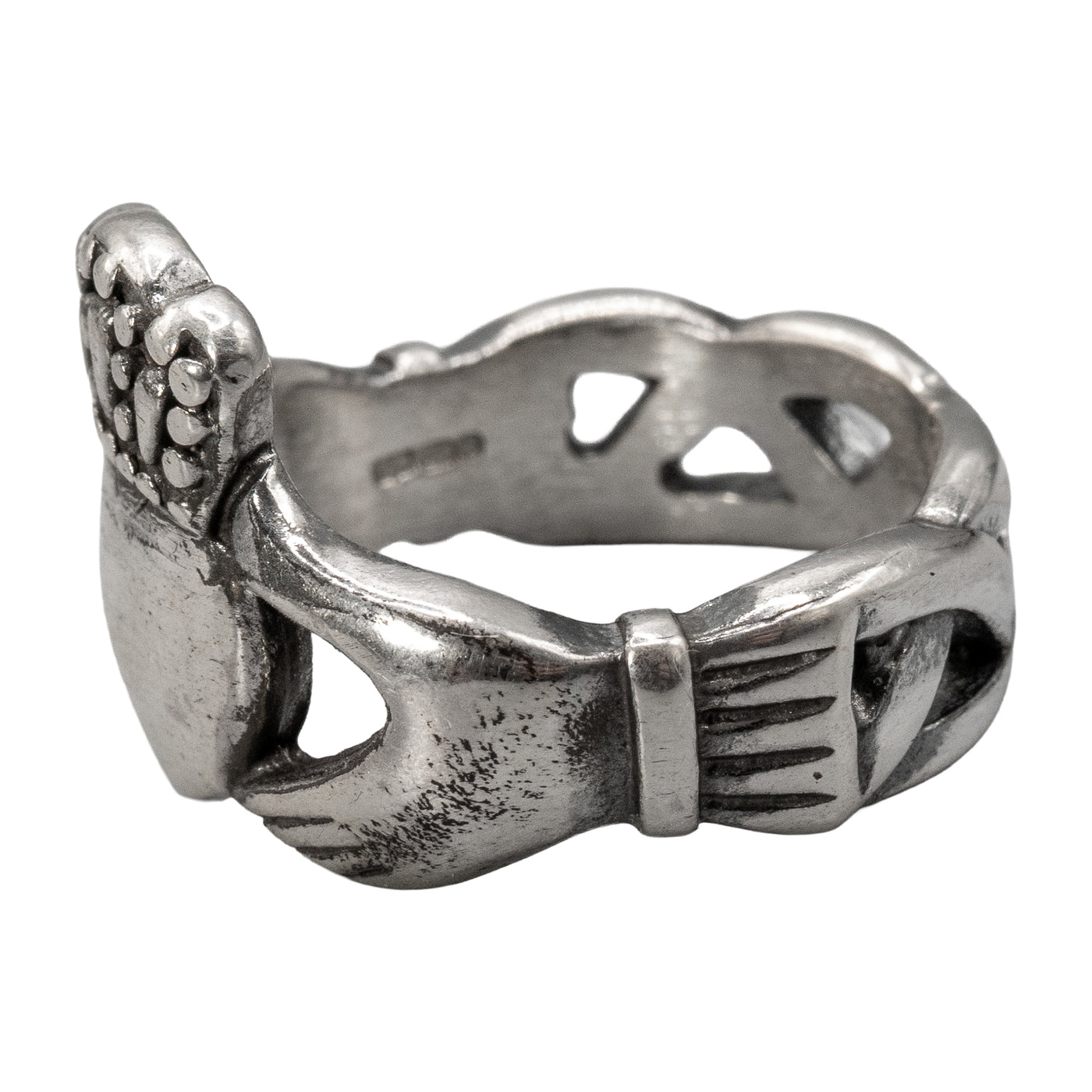 Irish Claddagh Ring ~ 925 Sterling Silver
