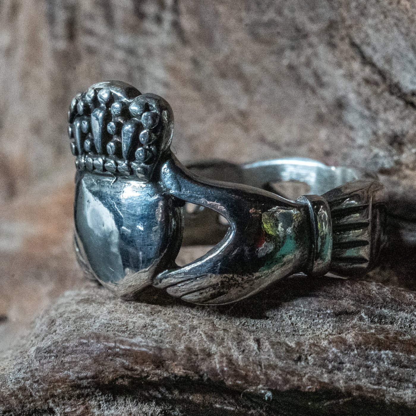 Irish Claddagh Ring ~ 925 Sterling Silver