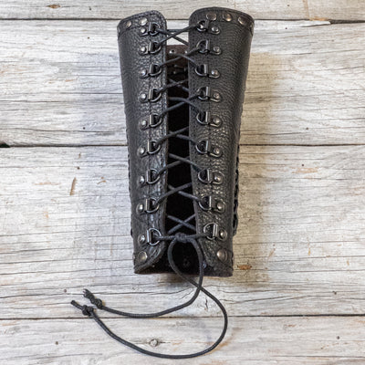 Genuine Crocodile Skin Wide Leather Wrist Cuff Biker Celtic Viking Archery Larp