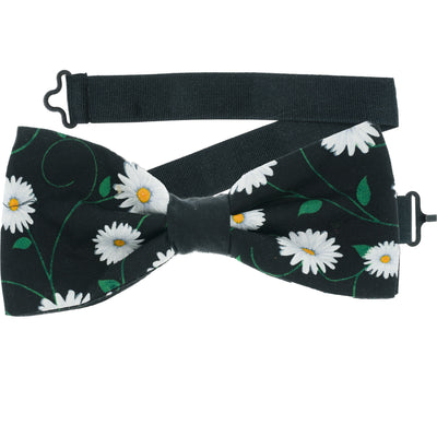 Beautiful daisy pre-tied bow tie is on a sliding ribbon to easily attach. The pocket square is approx. 25cm x 25cm, pre-folded so you can pop it straight in your breast pocket. Handmade from 100% Cotton
