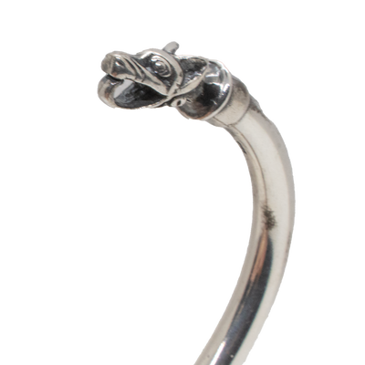 Wolf Head Torc - .925 sterling silver