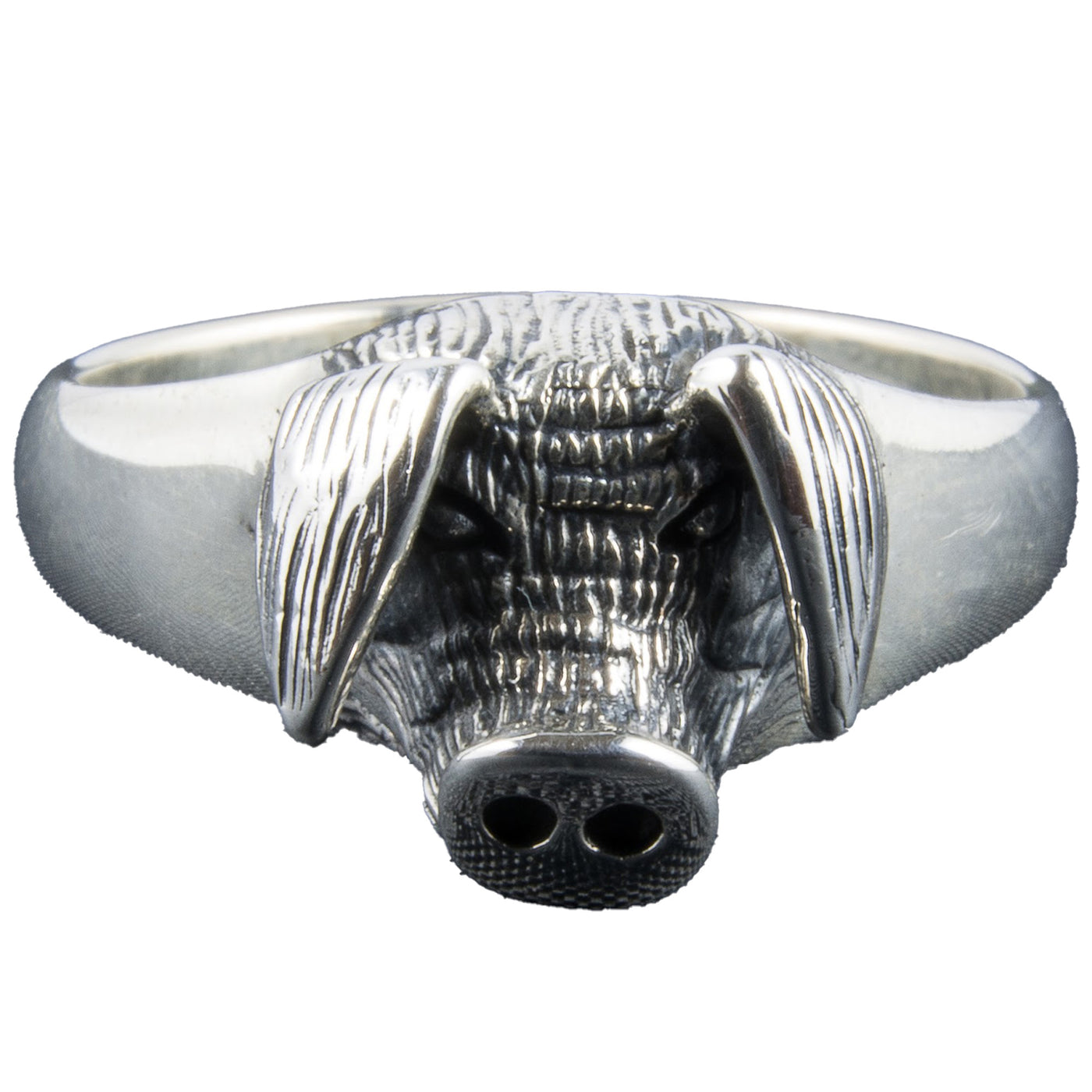 Farm Pig Ring ~ 925 sterling silver M-X Sizes Available