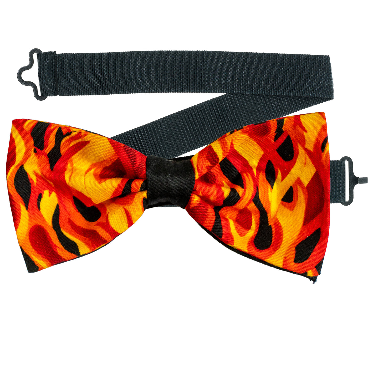 Flames Pocket Square & Bow Tie