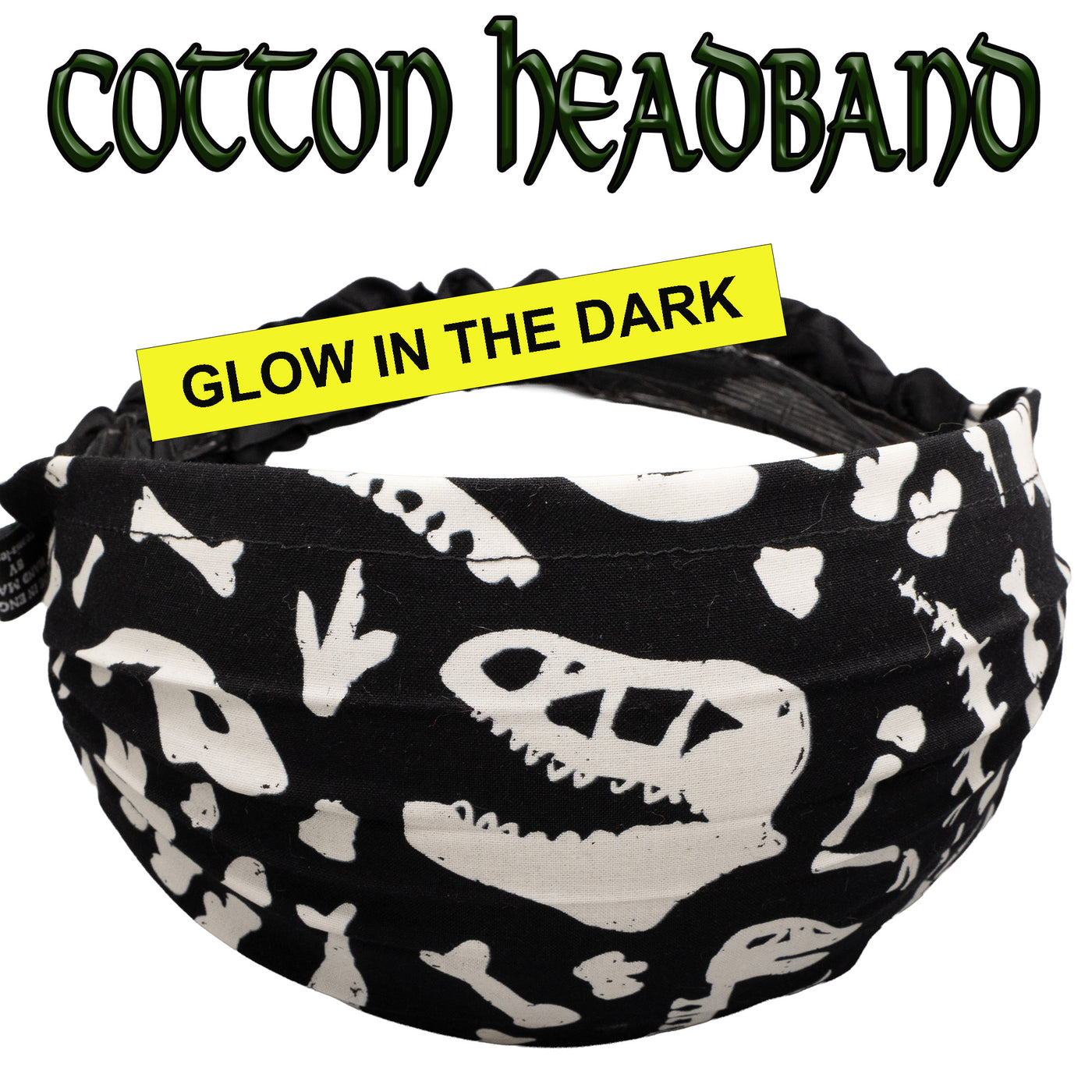 Dinosaur glow in the dark headband