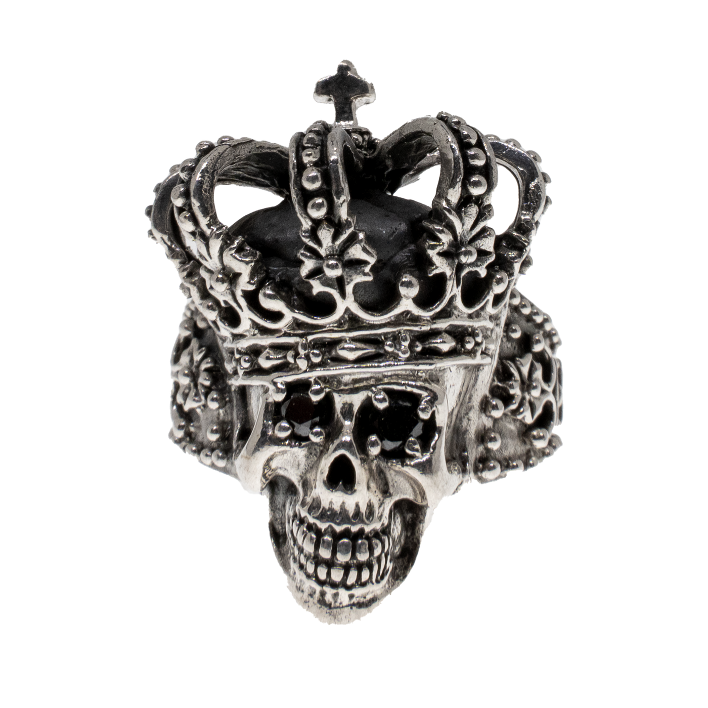 Skull King ~ 925 silver ring W-Y Sizes Available