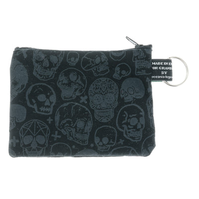 Skulls Coin & Card Purse with optional RFID Protection
