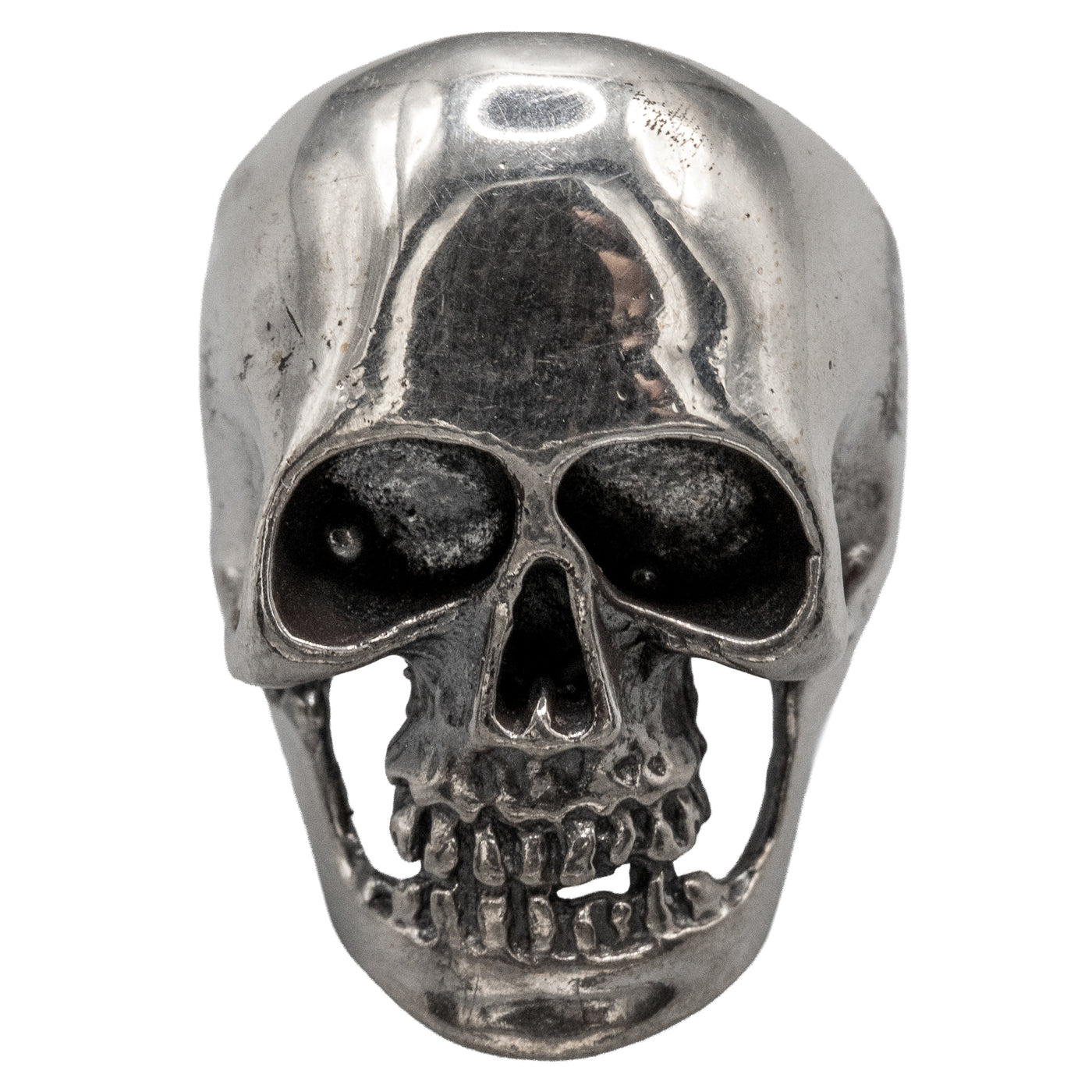Grinning Skull Ring .925 sterling silver