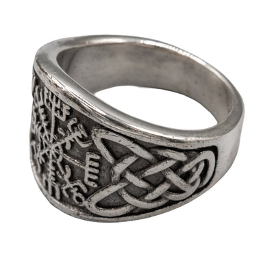 Nordic Compass Ring ~ 925 Sterling Silver