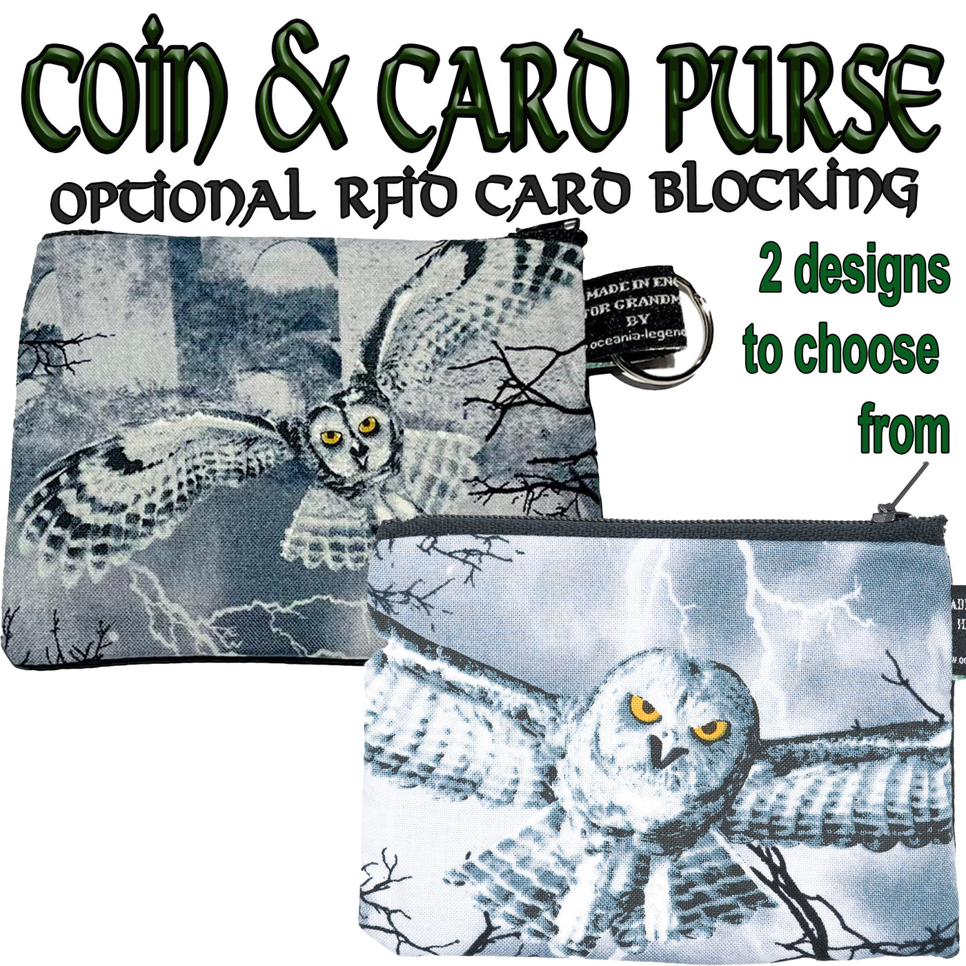 Owl Coin & Card Purse