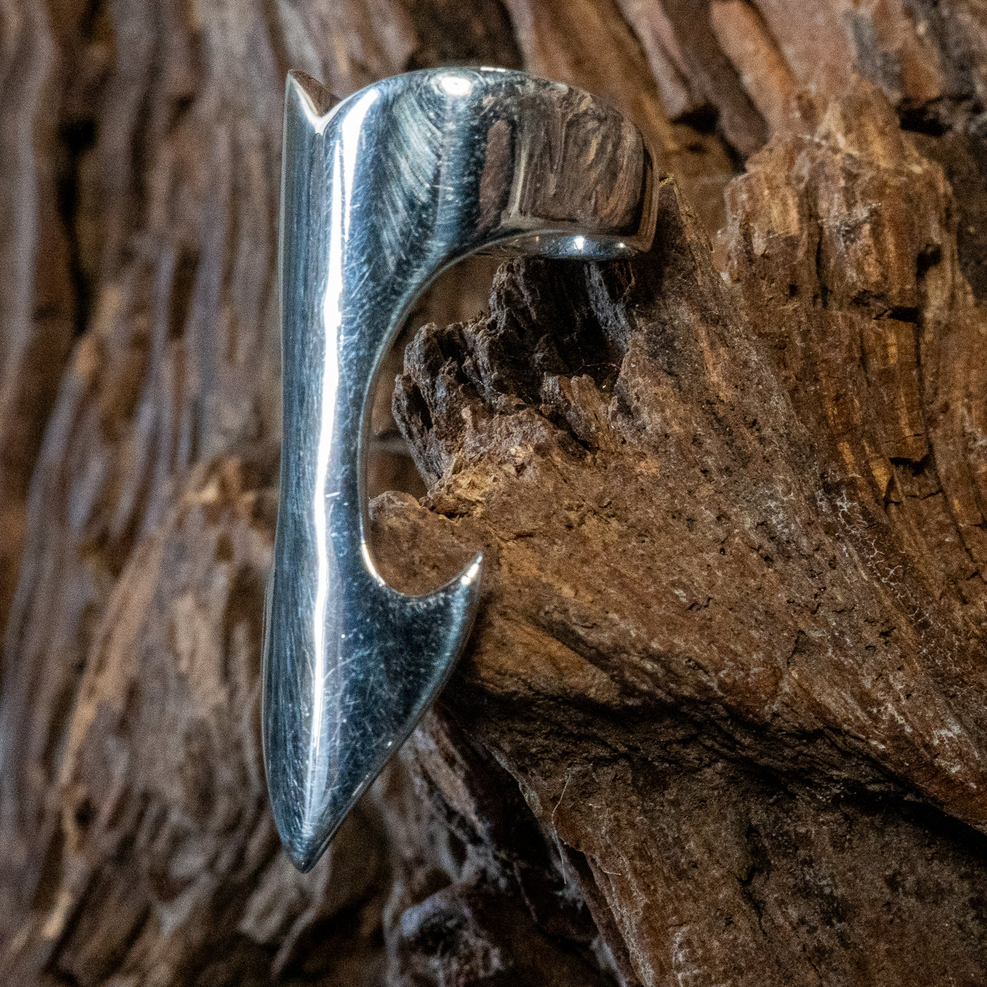 Arrowhead Armour Ring ~ 925 Sterling Silver