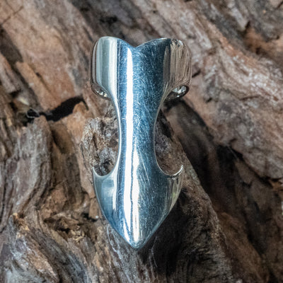 Arrowhead Armour Ring ~ 925 Sterling Silver