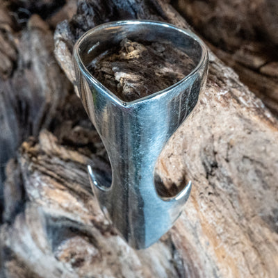 Arrowhead Armour Ring ~ 925 Sterling Silver
