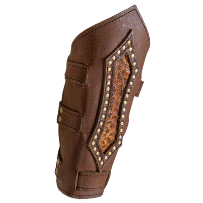 Real Vintage African Python & Leather Arm Protector