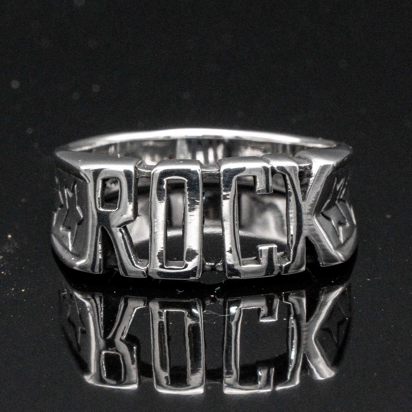 Rock Ring 925 sterling silver
