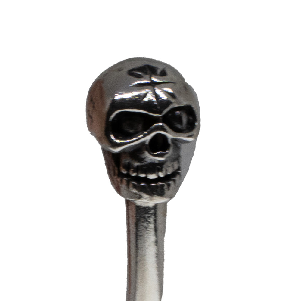 Skull .925 silver torc/bangle