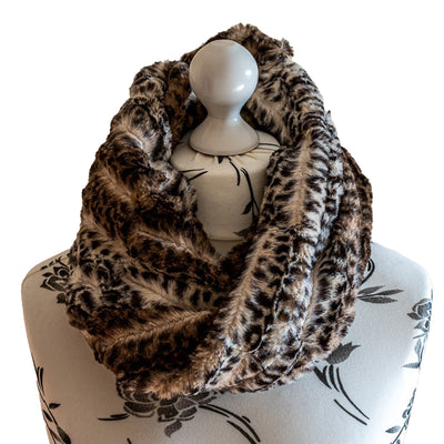 Faux Fur, Velboa & Fleece Warm Winter Snoods - 16 designs to choose from