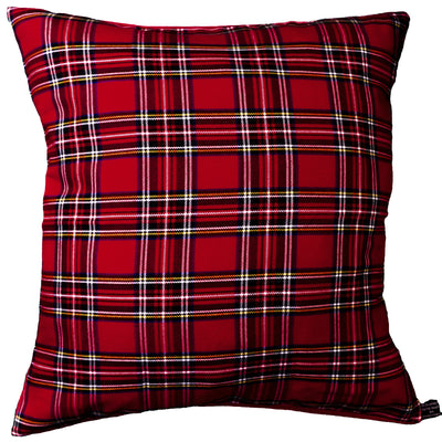 Tartan Cushion Cover Case fits 18"x18" 100% Cotton
