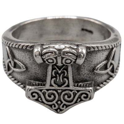 Thors Hammer Ring ~ 925 Sterling Silver