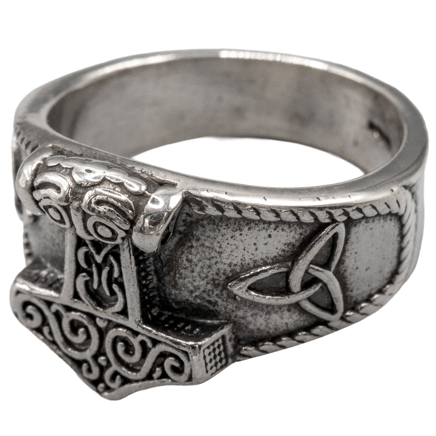 Thors Hammer Ring ~ 925 Sterling Silver