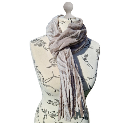 Snow Tiger Fleece Scarves - 3 colours to choose from