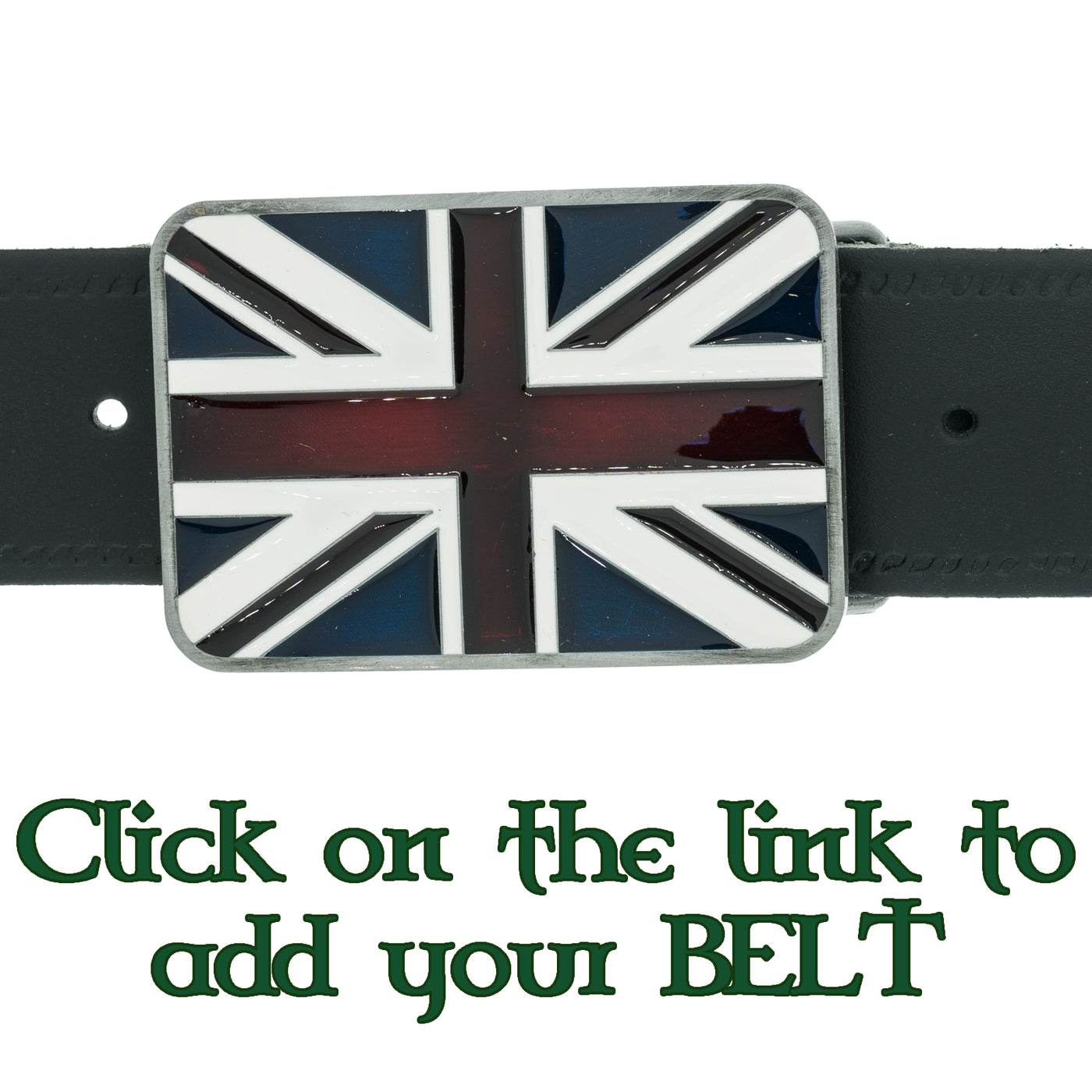 Union Jack Belt Buckle