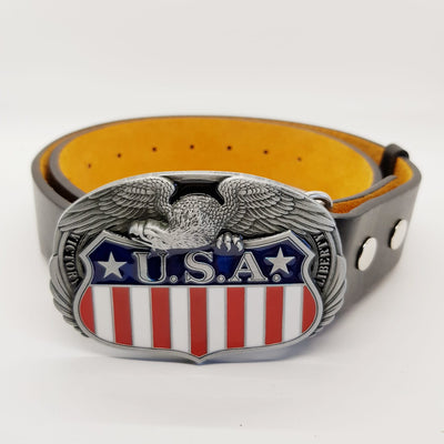 USA Eagle Stars & Stripes Belt Buckle