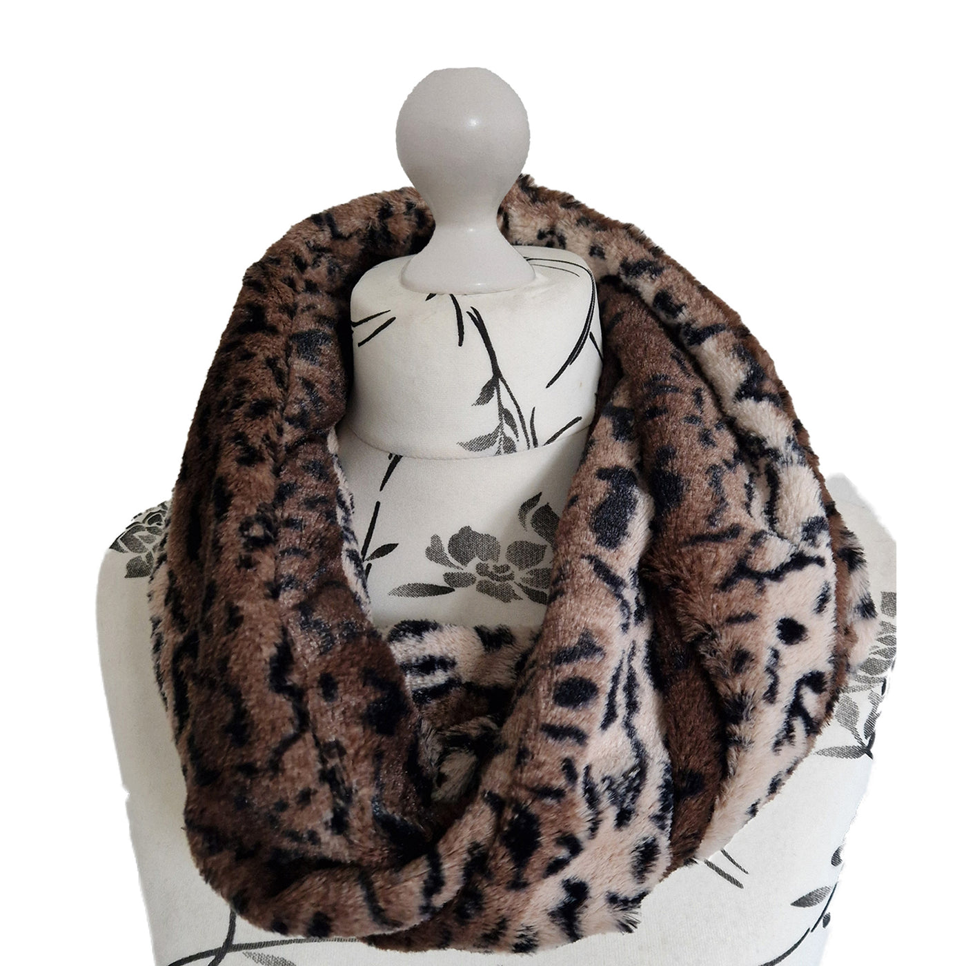 Faux Fur, Velboa & Fleece Warm Winter Snoods - 16 designs to choose from